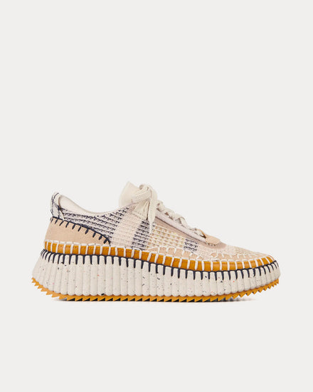 Chloé Nama Biscotti Beige Low Top Sneakers - 1