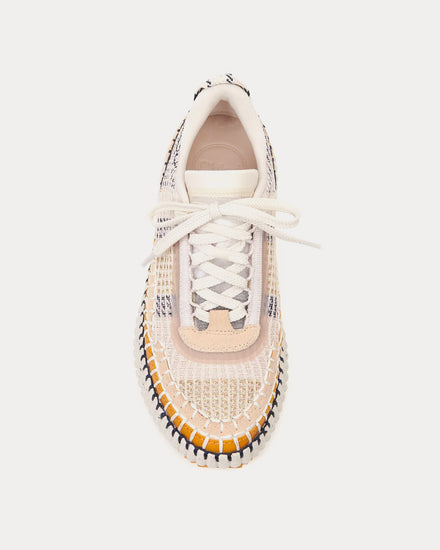 Chloé Nama Biscotti Beige Low Top Sneakers - 2