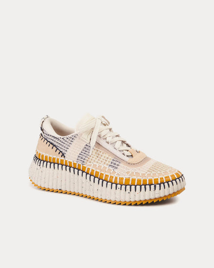 Chloé Nama Biscotti Beige Low Top Sneakers - 3
