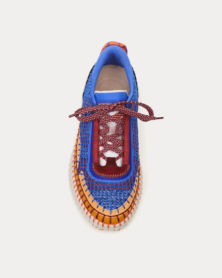 Chloé Nama Abyssal Blue Low Top Sneakers - 2