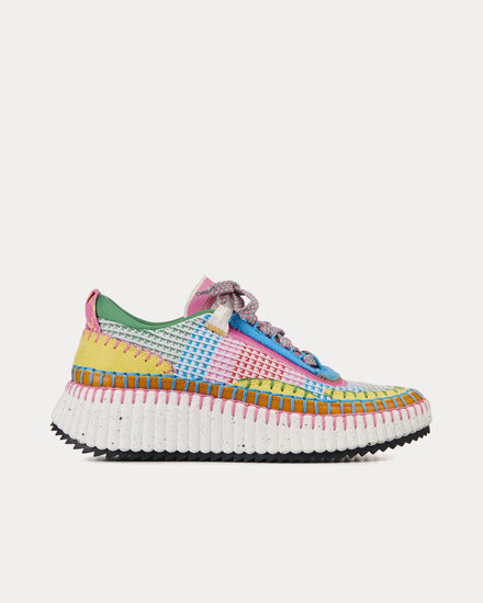 Chloé Nama Happy Yellow Low Top Sneakers - 1