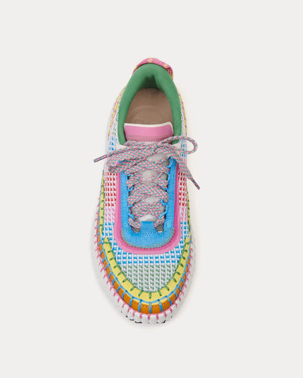 Chloé Nama Happy Yellow Low Top Sneakers - 2