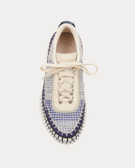 Chloé Nama Recycled Mesh Cosmic Blue Low Top Sneakers - 2