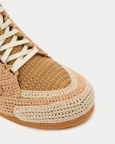 Chloé Myha Quiet Brown High Top Sneakers - 3