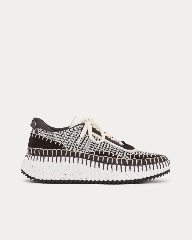 Chloé Nama Black Low Top Sneakers - 1