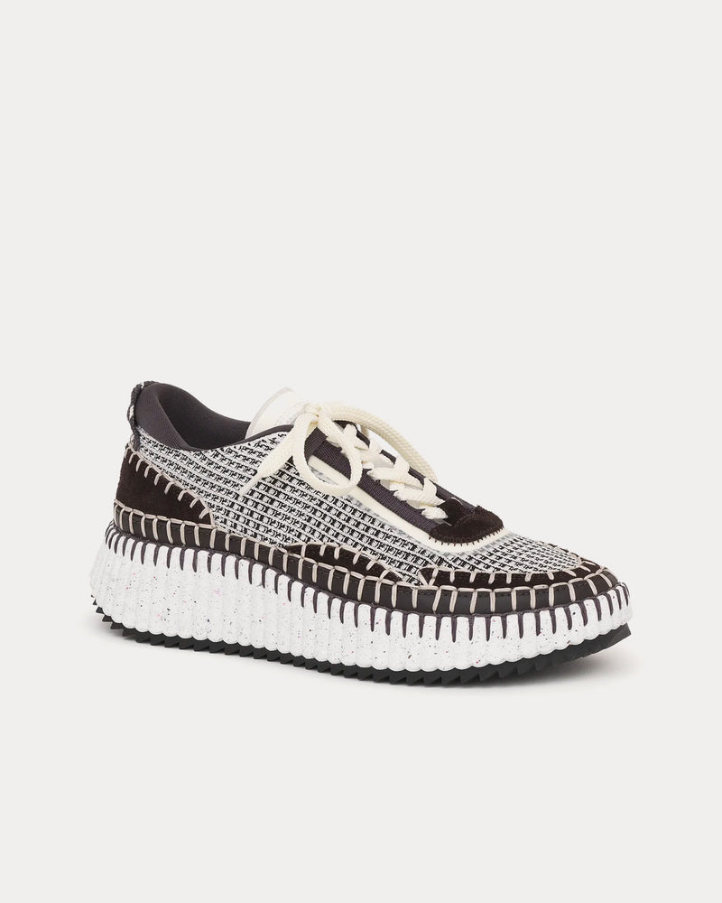 Chloé Nama Black Low Top Sneakers - 3