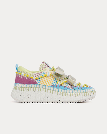Chloé Nama Horizon Blue Slip On Sneakers - 1