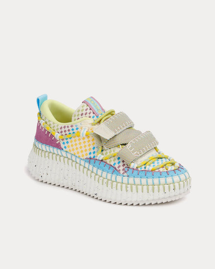 Chloé Nama Horizon Blue Slip On Sneakers - 3