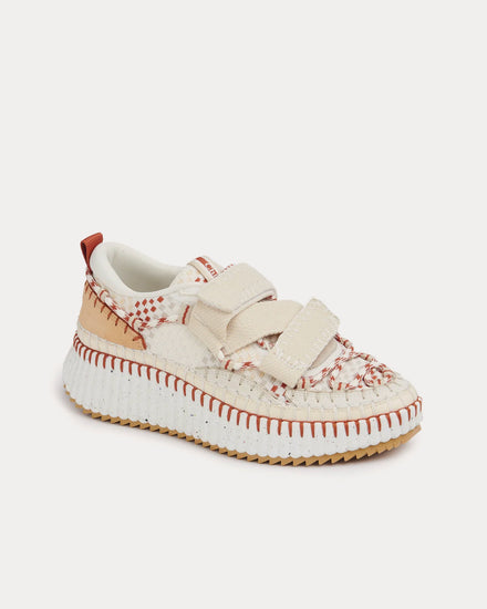 Chloé Nama Mild Beige Slip On Sneakers - 3