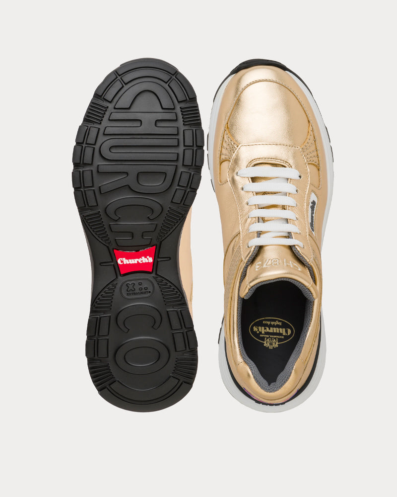 Church's Women's Ch873 Plume Calf Leather Retro Low Top Sneakers