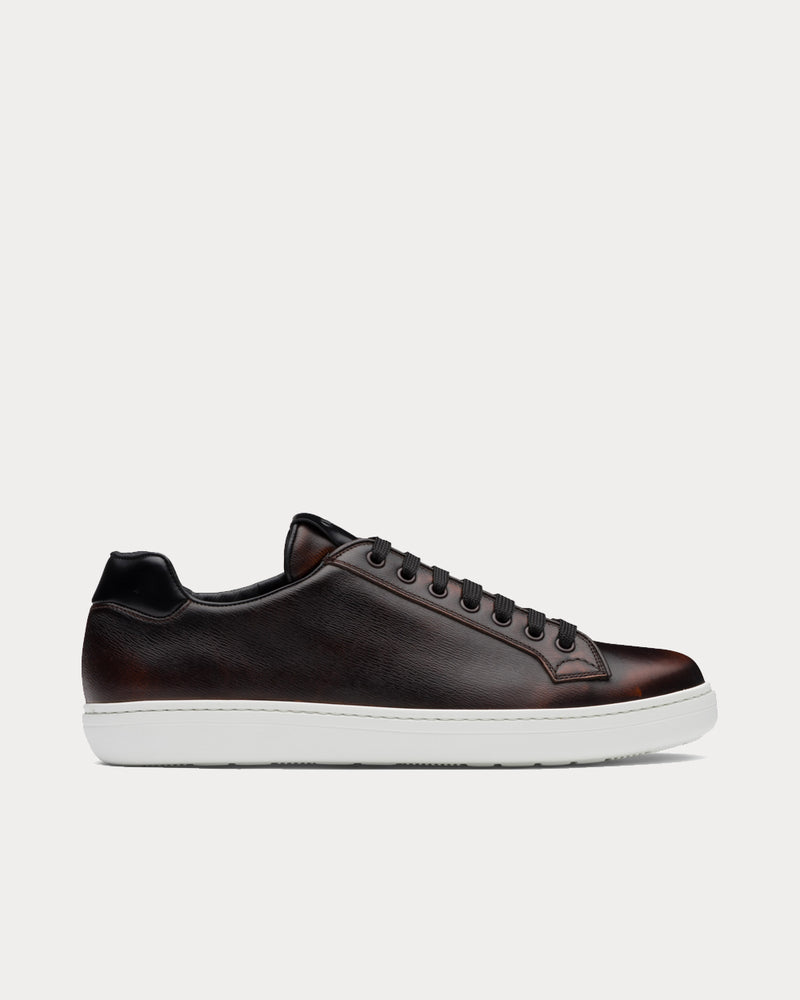 Church's Boland Plus 2 St James Leather Classic Brandy Low Top Sneakers - 1