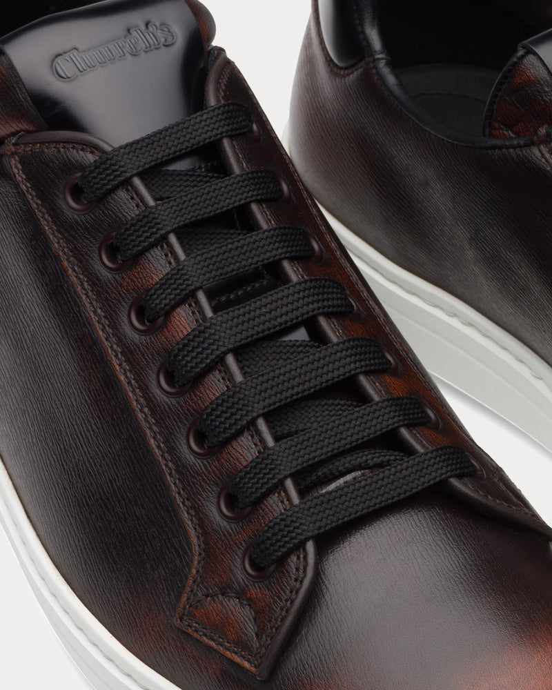 Church's Boland Plus 2 St James Leather Classic Brandy Low Top Sneakers - 4