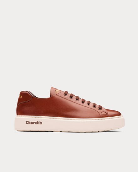 Church's Mach 1 Monteria Calf Classic Oak Low Top Sneakers - 1