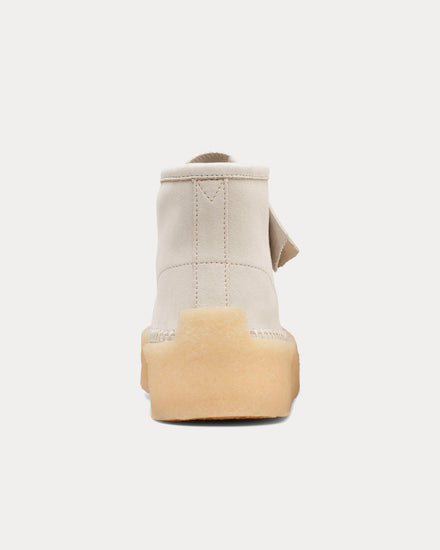 Clarks Caravan Mid Off White High Top Sneakers - 3