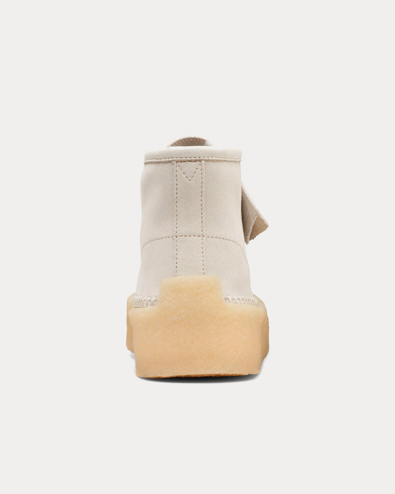Clarks Caravan Mid Off White High Top Sneakers - 3