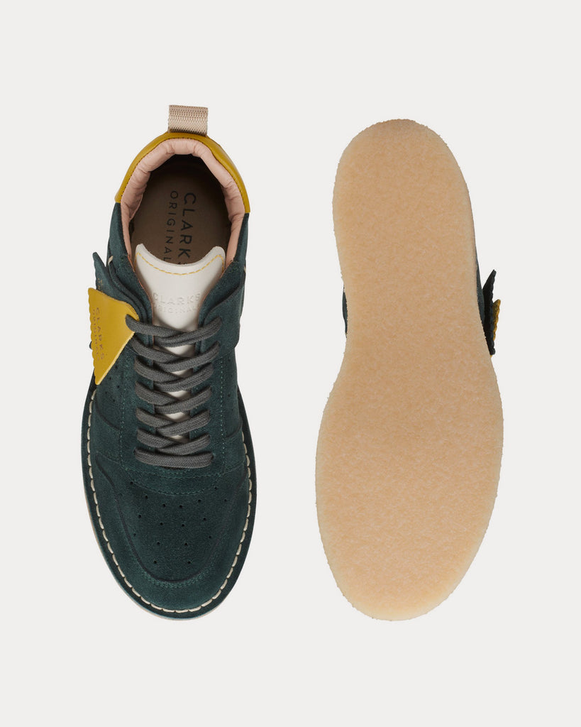 Clarks desert boot dark green suede cheap