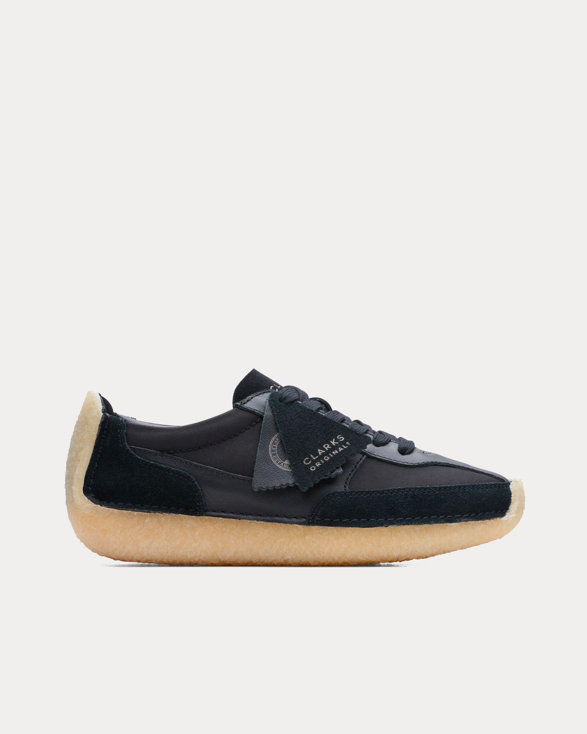 Clarks Women's Natalie Run Black Combination Low Top Sneakers