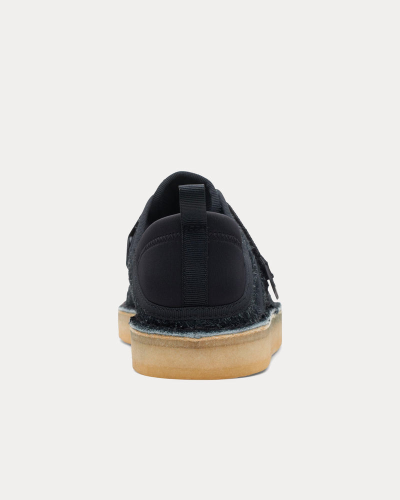 Clarks Trek Taiyo Black Slip Ons - 4