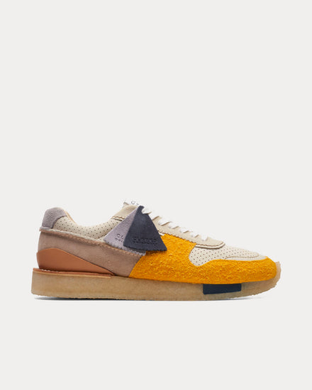 Clarks Tor Run Yellow Combination Low Top Sneakers - 1