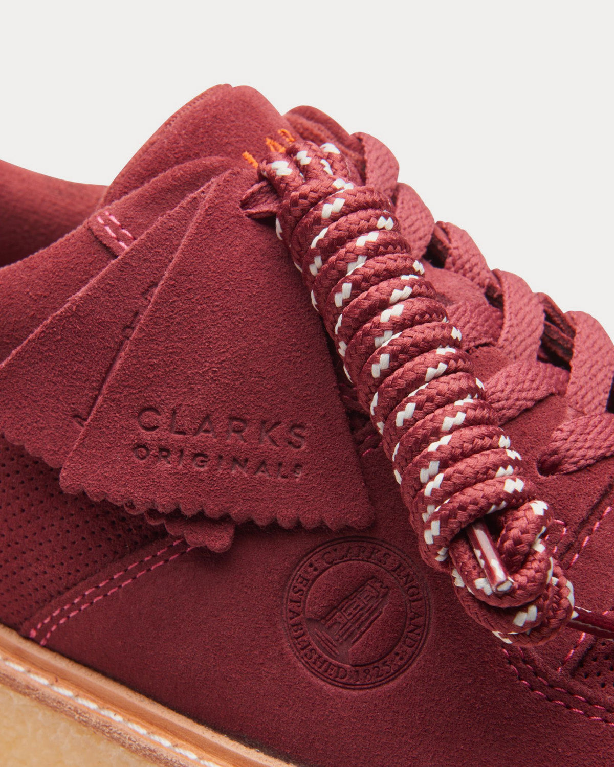 Clarks x Kith - Sandford Oxblood Low Top Sneakers