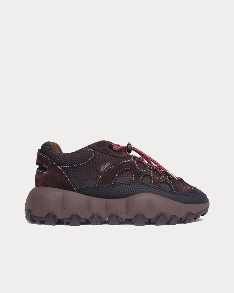 Clints Inc TRL Footprints Field Brown Low Top Sneakers - 1