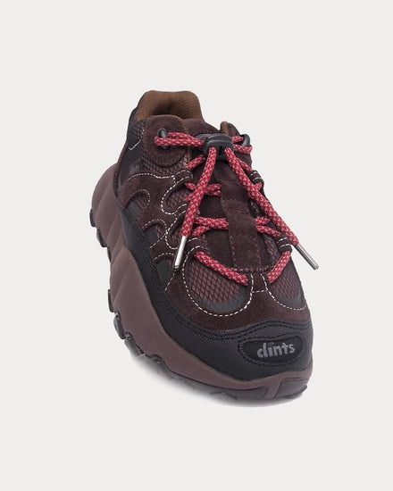 Clints Inc TRL Footprints Field Brown Low Top Sneakers - 2
