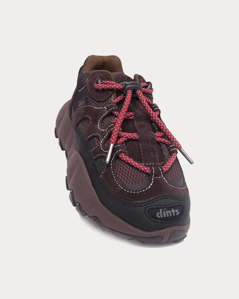 Clints Inc TRL Footprints Field Brown Low Top Sneakers - 2