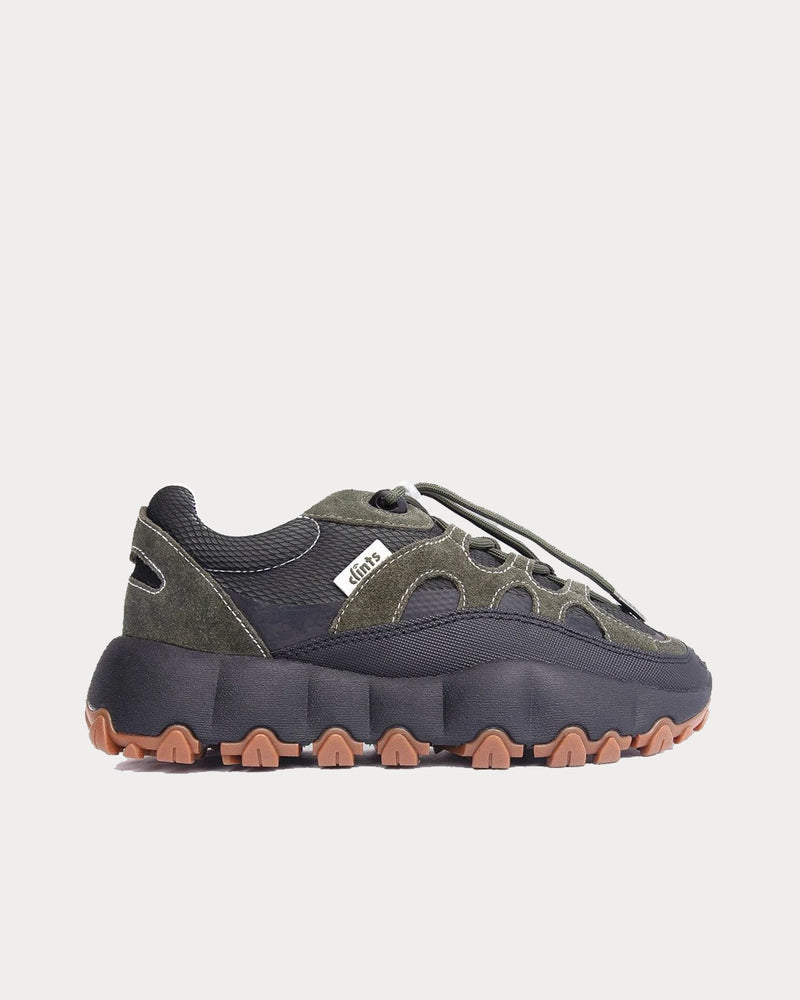 Clints Inc TRL Footprints Field Green Low Top Sneakers - 1