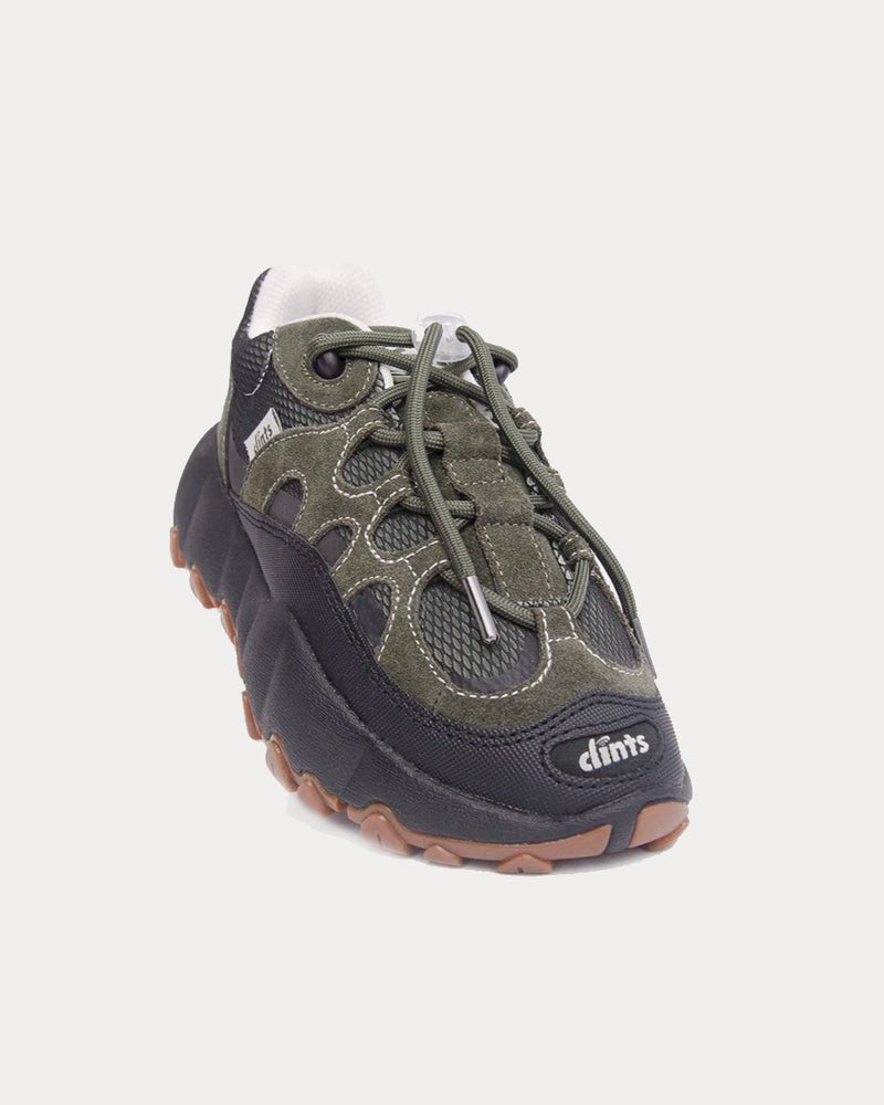 Clints Inc TRL Footprints Field Green Low Top Sneakers - 2