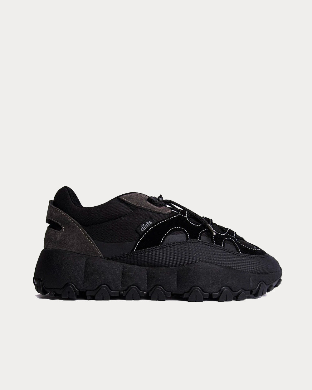 Clints Inc Unisex TRL Footprints 2.0 Gum Black Low Top