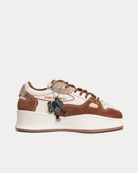 Clints Inc Stepper Mocha Brown Low Top Sneakers - 1