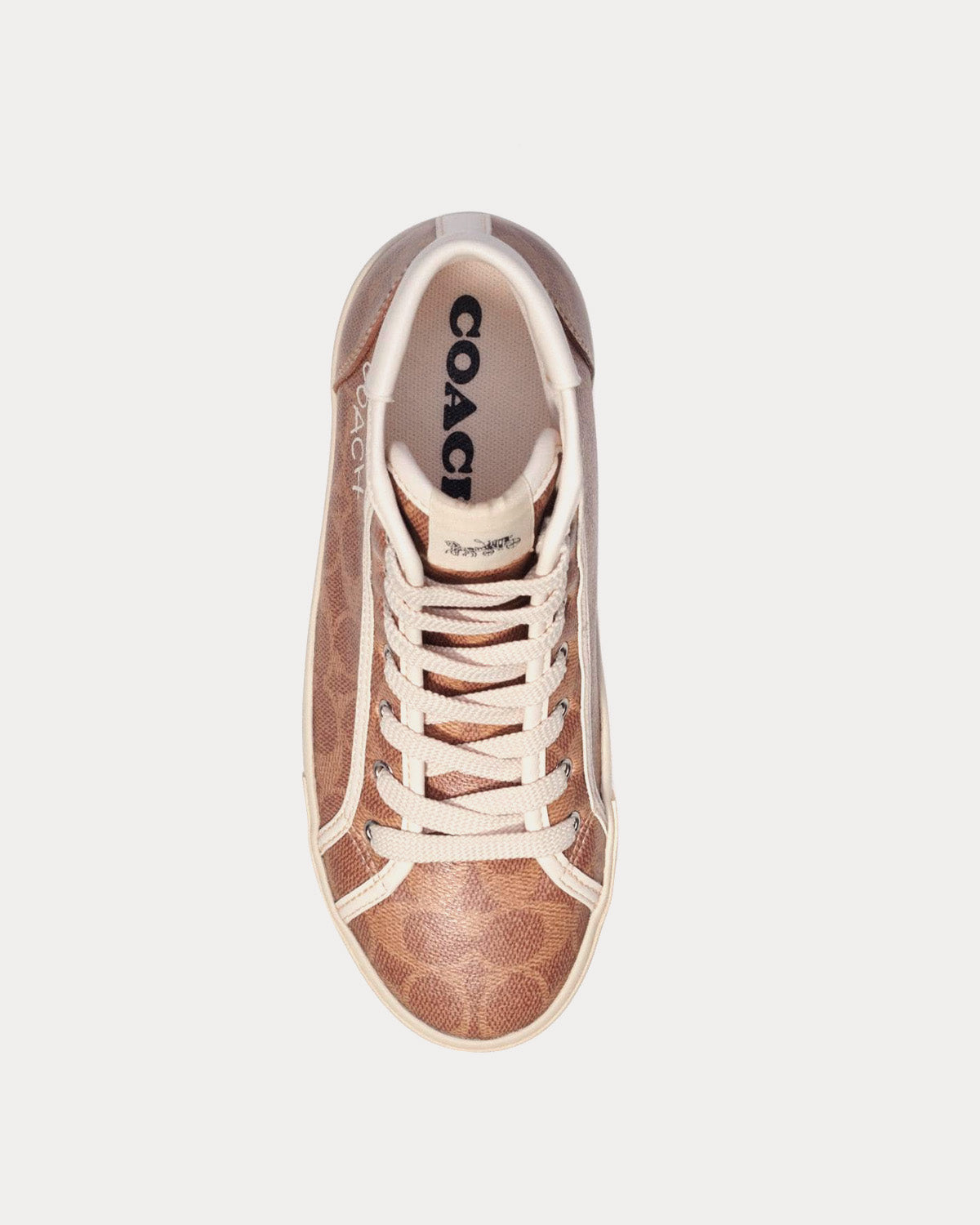 Coach - Lunar New Year Citysole In Signature Canvas With Rabbit Tan High Top Sneakers