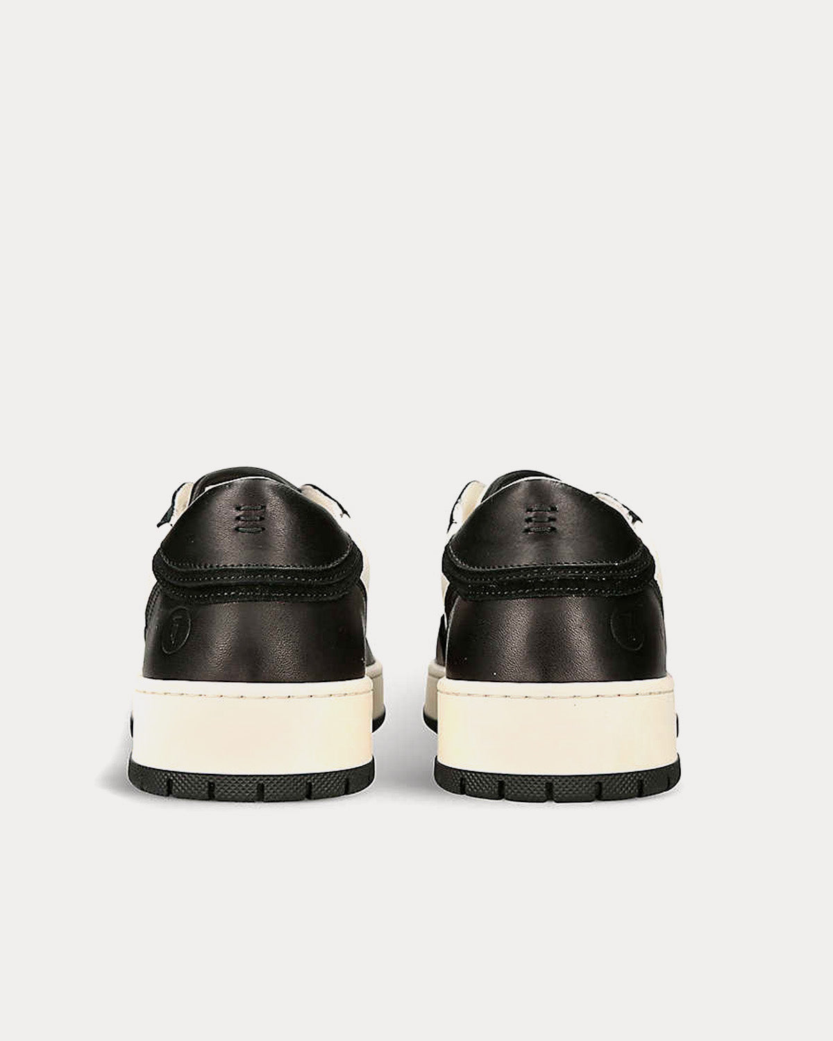 Collegium - Alpha Leather & Suede Black / White Low Top Sneakers