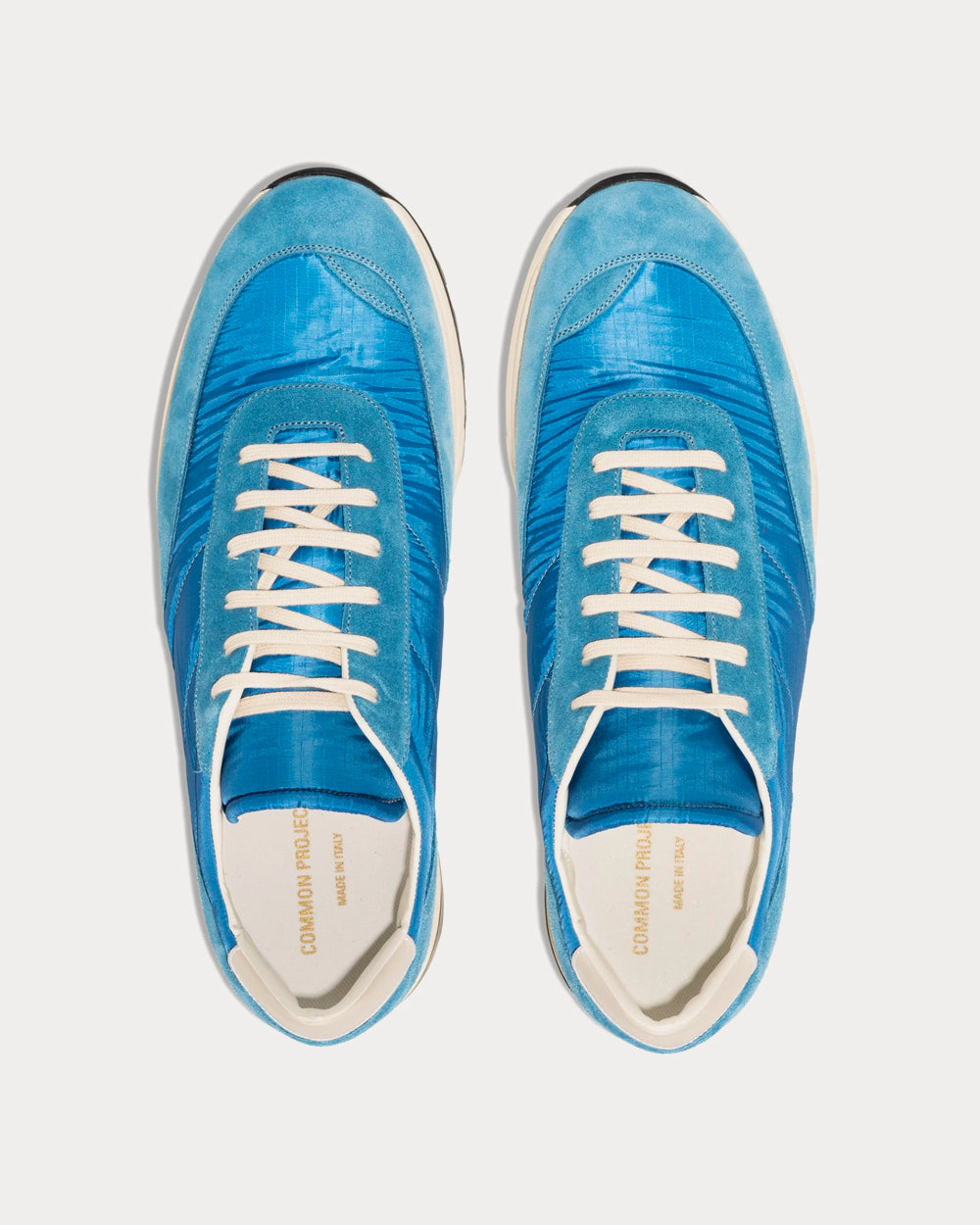 Common Projects - Track Classic Suede Blue Low Top Sneakers