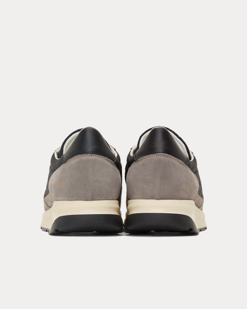 Common Projects Track Classic Black / Warm Grey Low Top Sneakers - 3