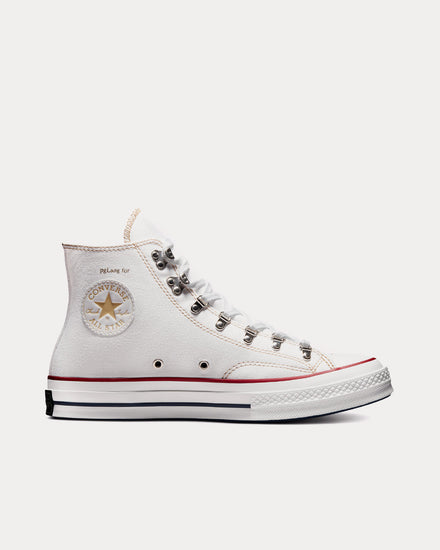 Converse pgLang for Converse Chuck 70 White / Irish Cream / Navy High Top Sneakers - 1