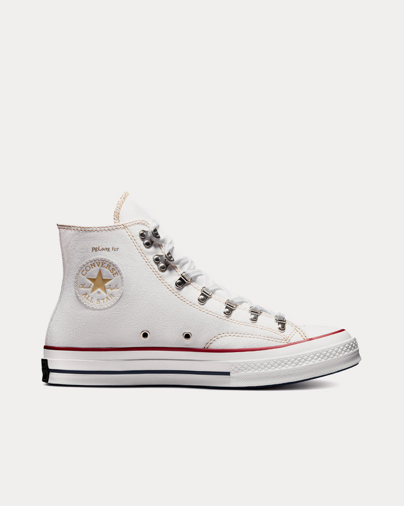 Converse pgLang for Converse Chuck 70 White / Irish Cream / Navy High Top Sneakers - 1