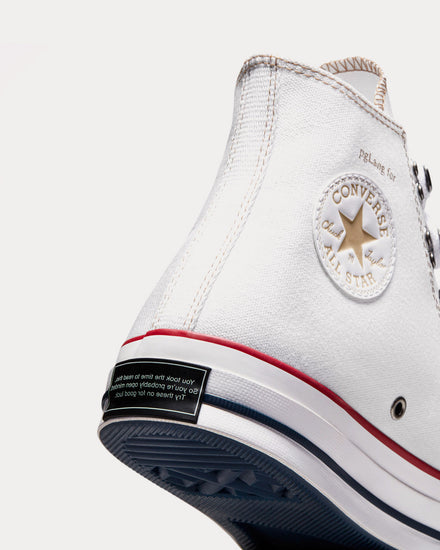 Converse pgLang for Converse Chuck 70 White / Irish Cream / Navy High Top Sneakers - 3