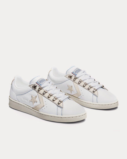 Converse pgLang for Converse Pro Leather White / Vaporous Grey Low Top Sneakers - 2