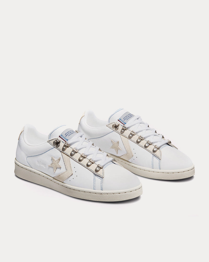 Converse pgLang for Converse Pro Leather White / Vaporous Grey Low Top Sneakers - 2