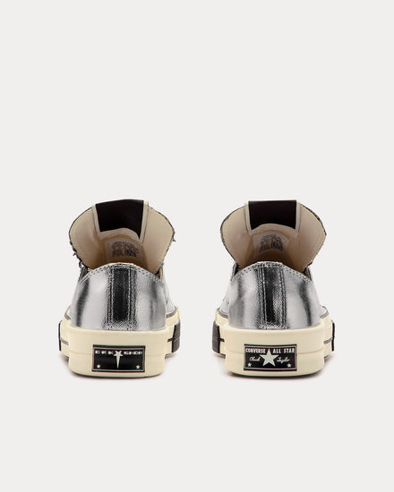 Converse x Rick Owens DRKSHDW Chuck 70 Silver / Egret / Black Low Top Sneakers - 4