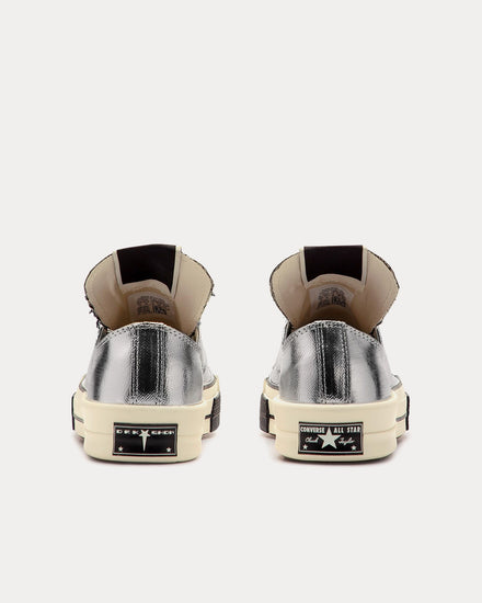 Converse x Rick Owens DRKSHDW Chuck 70 Silver / Egret / Black Low Top Sneakers - 4