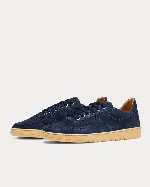 Center Washed Navy Low Top Sneakers