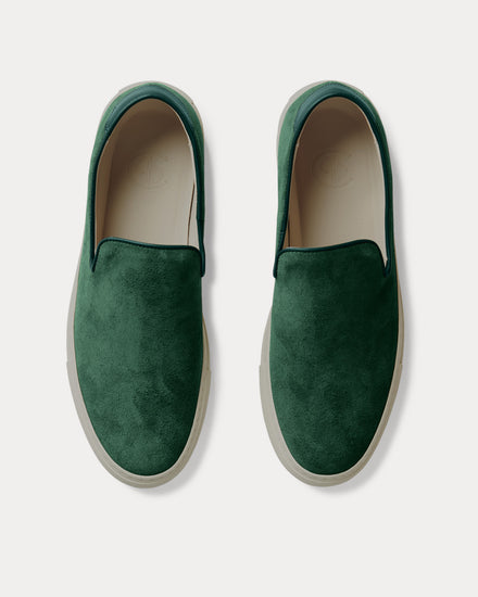 CQP Jetty Court Green Slip On Sneakers - 2
