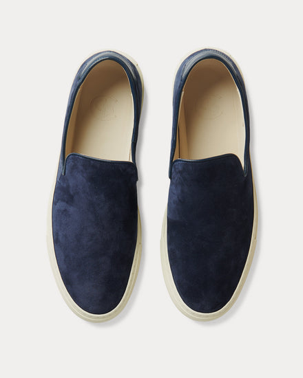 CQP Jetty Washed Navy Slip On Sneakers - 2