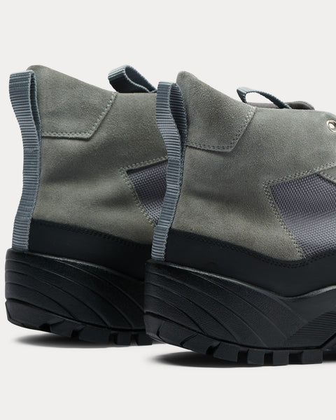 Scander Stone Grey High Top Sneakers