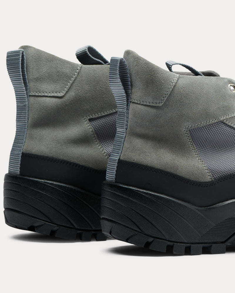 CQP Scander Stone Grey High Top Sneakers - 4