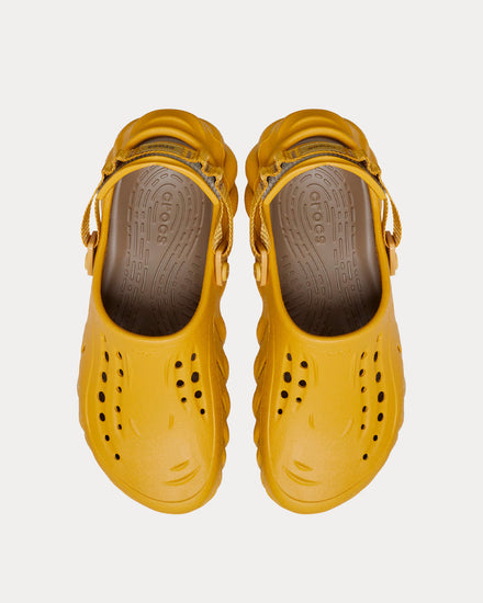 Crocs Echo Clog Desert Sand Slip Ons - 2