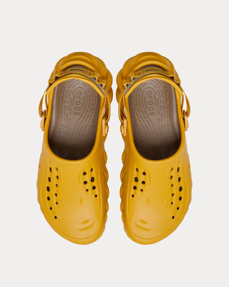 Crocs Echo Clog Desert Sand Slip Ons - 2