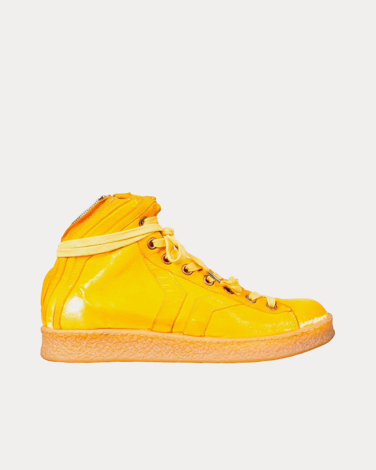 Culture of Brave - Grit Yellow Mid Top Sneakers